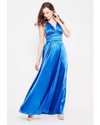 Синее платье-макси от CHIC