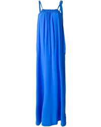 Синее платье-макси от Douuod