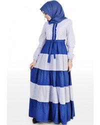 Синее платье-макси от Hayat