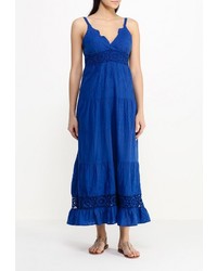 Синее платье-макси от Indiano Natural