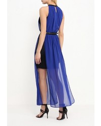 Синее платье-макси от LAMANIA