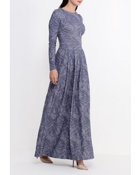 Синее платье-макси от Olivegrey