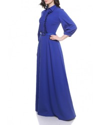 Синее платье-макси от Olivegrey