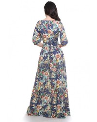 Синее платье-макси от Olivegrey