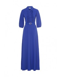 Синее платье-макси от Olivegrey