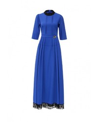 Синее платье-макси от Piena