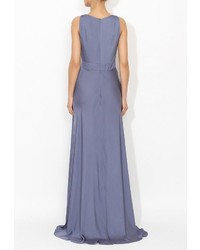 Синее платье-макси от Tutto Bene