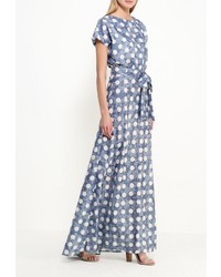 Синее платье-макси от Tutto Bene