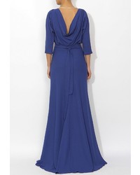 Синее платье-макси от Tutto Bene