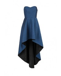 Синее платье-макси от Tutto Bene