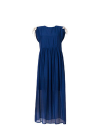 Синее платье-миди от Semicouture