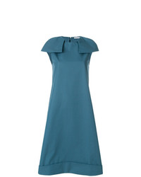 Синее платье-миди от Societe Anonyme