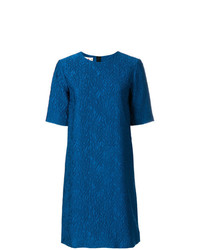 Синее платье прямого кроя от Marni