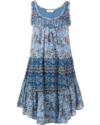Синее платье с принтом от See by Chloe