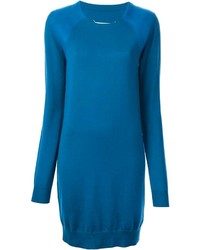 Синее платье-свитер от Maison Martin Margiela