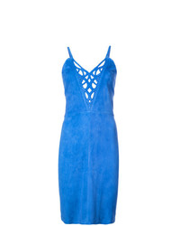 Синее платье-футляр от Jitrois