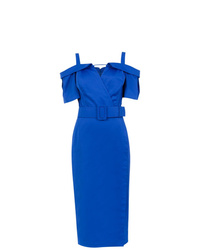 Синее платье-футляр от Tufi Duek