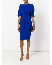 Синее платье от Talbot Runhof