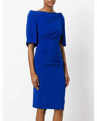 Синее платье от Talbot Runhof