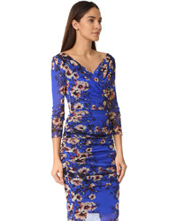 Синее платье от Fuzzi