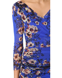 Синее платье от Fuzzi