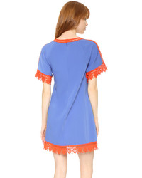 Синее платье от Tory Burch