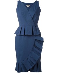 Синее платье от Moschino