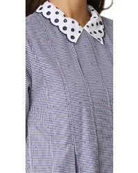 Синее платье от MAISON KITSUNE