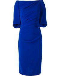 Синее платье от Talbot Runhof
