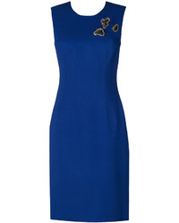 Синее платье от Versace