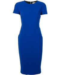 Синее платье от Victoria Beckham