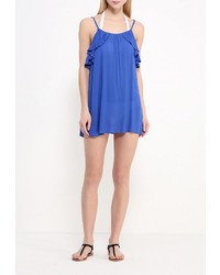 Синее пляжное платье от Phax