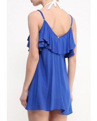 Синее пляжное платье от Phax