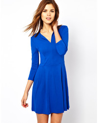 Синее повседневное платье от French Connection
