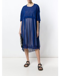 Синее повседневное платье от Boboutic