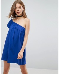 Синее свободное платье от Asos