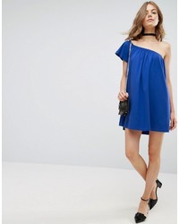 Синее свободное платье от Asos