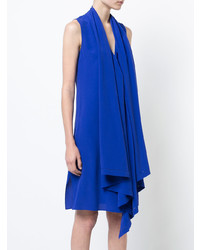 Синее свободное платье от Derek Lam