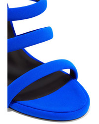 Женские синие босоножки от Giuseppe Zanotti