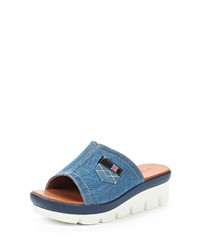 Женские синие босоножки от Flyfor