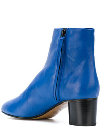 Женские синие ботинки от Isabel Marant