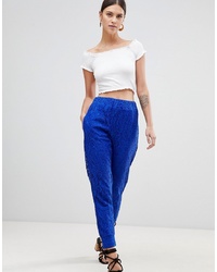 Женские синие брюки-галифе от ASOS DESIGN
