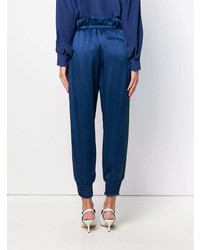 Женские синие брюки-галифе от Peter Pilotto