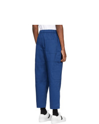 Синие брюки карго от Kenzo