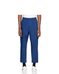 Синие брюки карго от Kenzo