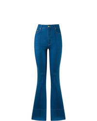 Синие брюки-клеш от Amapô