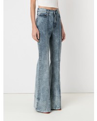 Синие брюки-клеш от Amapô