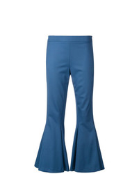 Синие брюки-клеш от Marco De Vincenzo