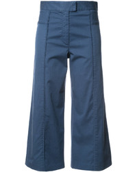Синие брюки-клеш от Veronica Beard