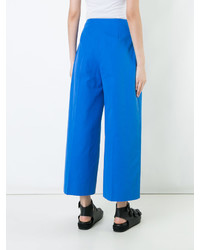 Синие брюки-кюлоты от MSGM